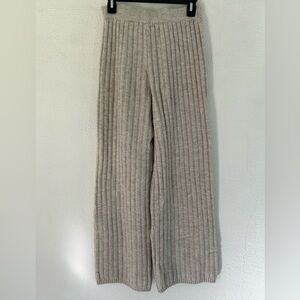 H&M ribbed knit pants - wool blend